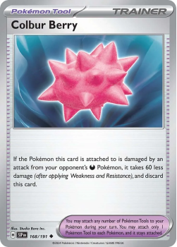 Colbur Berry single card from Pokemon