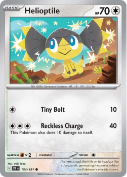 Helioptile single card from Pokemon