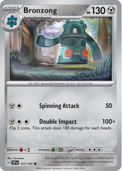 Bronzong single card from Pokemon