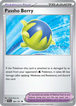 Passho Berry single card from Pokemon