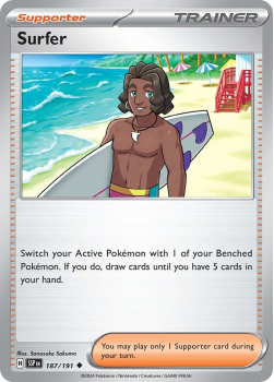 Surfer single card from Pokemon