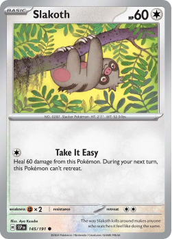 Slakoth single card from Pokemon