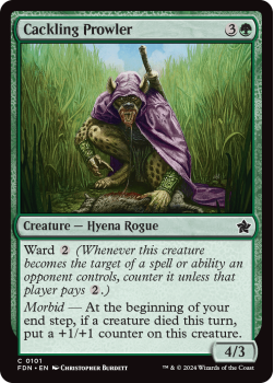 Cackling Prowler (FOIL) single card from Magic the Gathering
