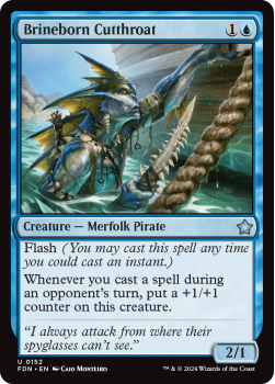 Brineborn Cutthroat (FOIL) single card from Magic the Gathering