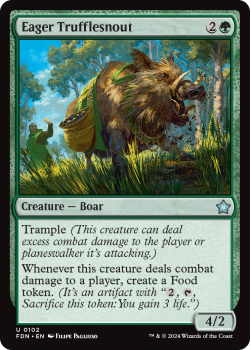 Eager Trufflesnout (FOIL) single card from Magic the Gathering