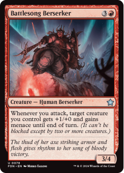 Battlesong Berserker (FOIL) single card from Magic the Gathering