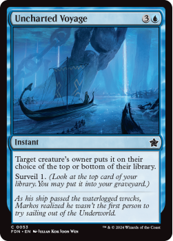 Uncharted Voyage (FOIL) single card from Magic the Gathering