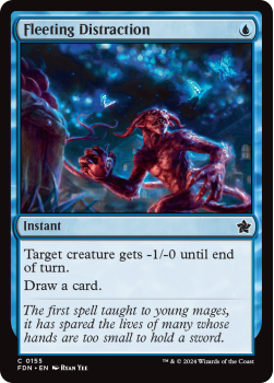 Fleeting Distraction (FOIL) single card from Magic the Gathering