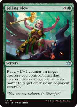 Felling Blow single card from Magic the Gathering