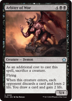 Arbiter of Woe single card from Magic the Gathering