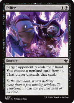 Pilfer single card from Magic the Gathering