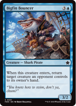 Bigfin Bouncer (FOIL) single card from Magic the Gathering