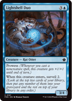 Lightshell Duo (FOIL) single card from Magic the Gathering