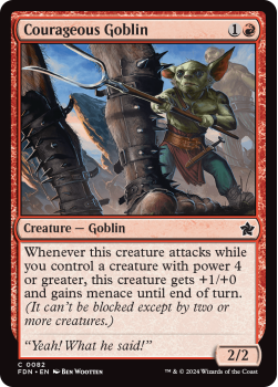 Courageous Goblin (FOIL) single card from Magic the Gathering