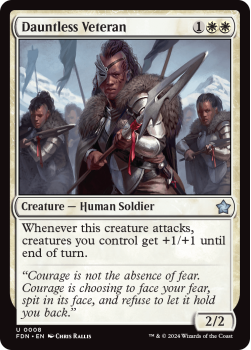 Dauntless Veteran single card from Magic the Gathering