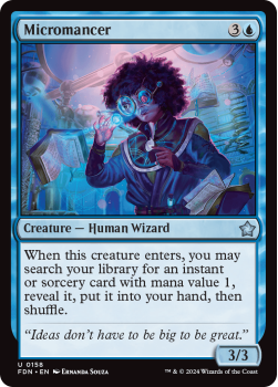 Micromancer (FOIL) single card from Magic the Gathering