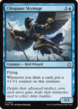 Clinquant Skymage single card from Magic the Gathering