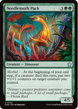 Needletooth Pack single card from Magic the Gathering
