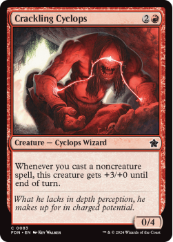 Crackling Cyclops single card from Magic the Gathering