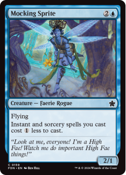 Mocking Sprite (FOIL) single card from Magic the Gathering