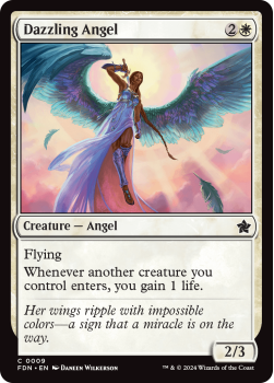 Dazzling Angel single card from Magic the Gathering