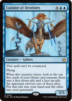 Curator of Destinies single card from Magic the Gathering