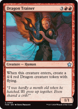 Dragon Trainer single card from Magic the Gathering