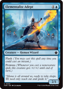 Elementalist Adept (FOIL) single card from Magic the Gathering