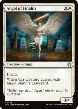 Angel of Finality single card from Magic the Gathering