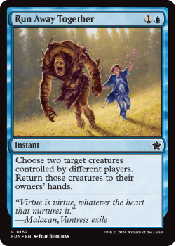 Run Away Together (FOIL) single card from Magic the Gathering