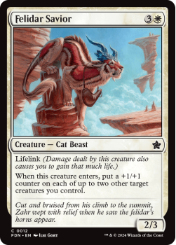 Felidar Savior (FOIL) single card from Magic the Gathering