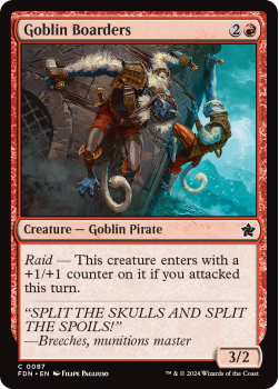 Goblin Boarders (FOIL) single card from Magic the Gathering