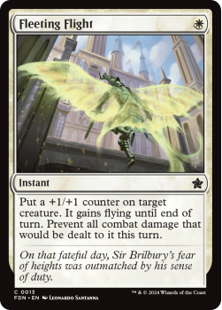 Fleeting Flight (FOIL) single card from Magic the Gathering