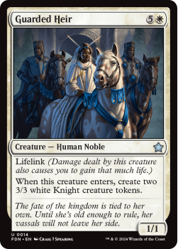 Guarded Heir single card from Magic the Gathering