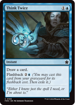 Think Twice (FOIL) single card from Magic the Gathering