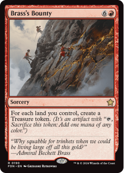 Brass's Bounty single card from Magic the Gathering