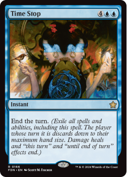 Time Stop single card from Magic the Gathering