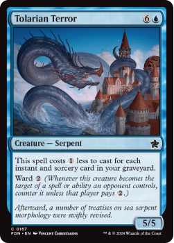 Tolarian Terror single card from Magic the Gathering