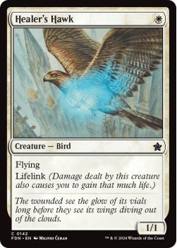 Healer's Hawk (FOIL) single card from Magic the Gathering