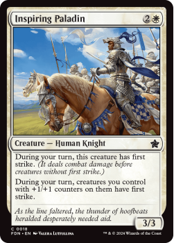 Inspiring Paladin (FOIL) single card from Magic the Gathering