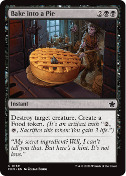 Bake into a Pie (FOIL) single card from Magic the Gathering