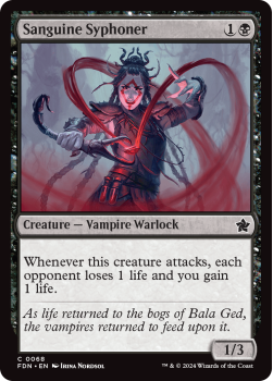 Sanguine Syphoner single card from Magic the Gathering
