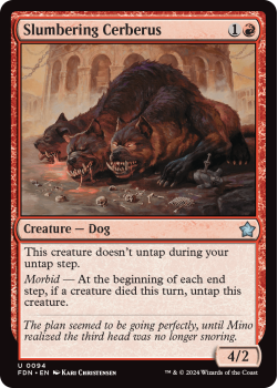 Slumbering Cerberus (FOIL) single card from Magic the Gathering