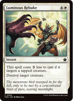 Luminous Rebuke (FOIL) single card from Magic the Gathering