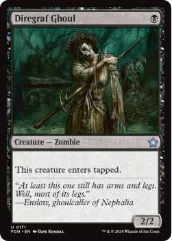 Diregraf Ghoul single card from Magic the Gathering