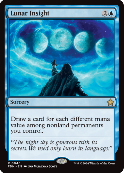 Lunar Insight single card from Magic the Gathering