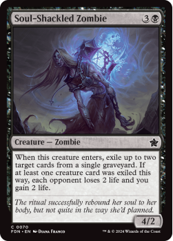 Soul-Shackled Zombie single card from Magic the Gathering