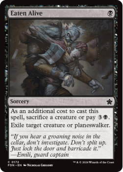 Eaten Alive single card from Magic the Gathering