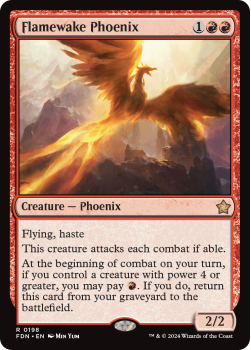 Flamewake Phoenix single card from Magic the Gathering