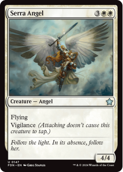 Serra Angel single card from Magic the Gathering